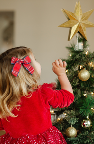 Plaid Hair Bow in Scottie Stewart