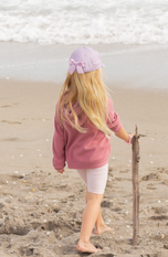 Rainbow Unicorn Bow Baseball Hat (Baby/Toddler, Youth)