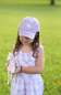 Rainbow Unicorn Bow Baseball Hat (Baby/Toddler, Youth)