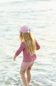 Pink Mermaid Bow Baseball Hat (Baby/Toddler, Youth)