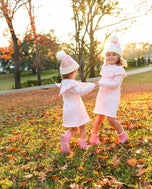 Bows Bobble Hat & Mittens Set