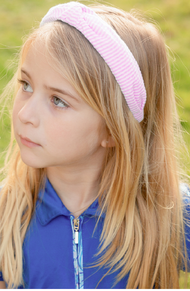 Seersucker Knot Headband