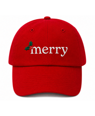 Merry Baseball Hat