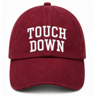 Touch Down Bow Baseball Hat