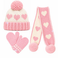 Hearts Knit Accessories Bundle