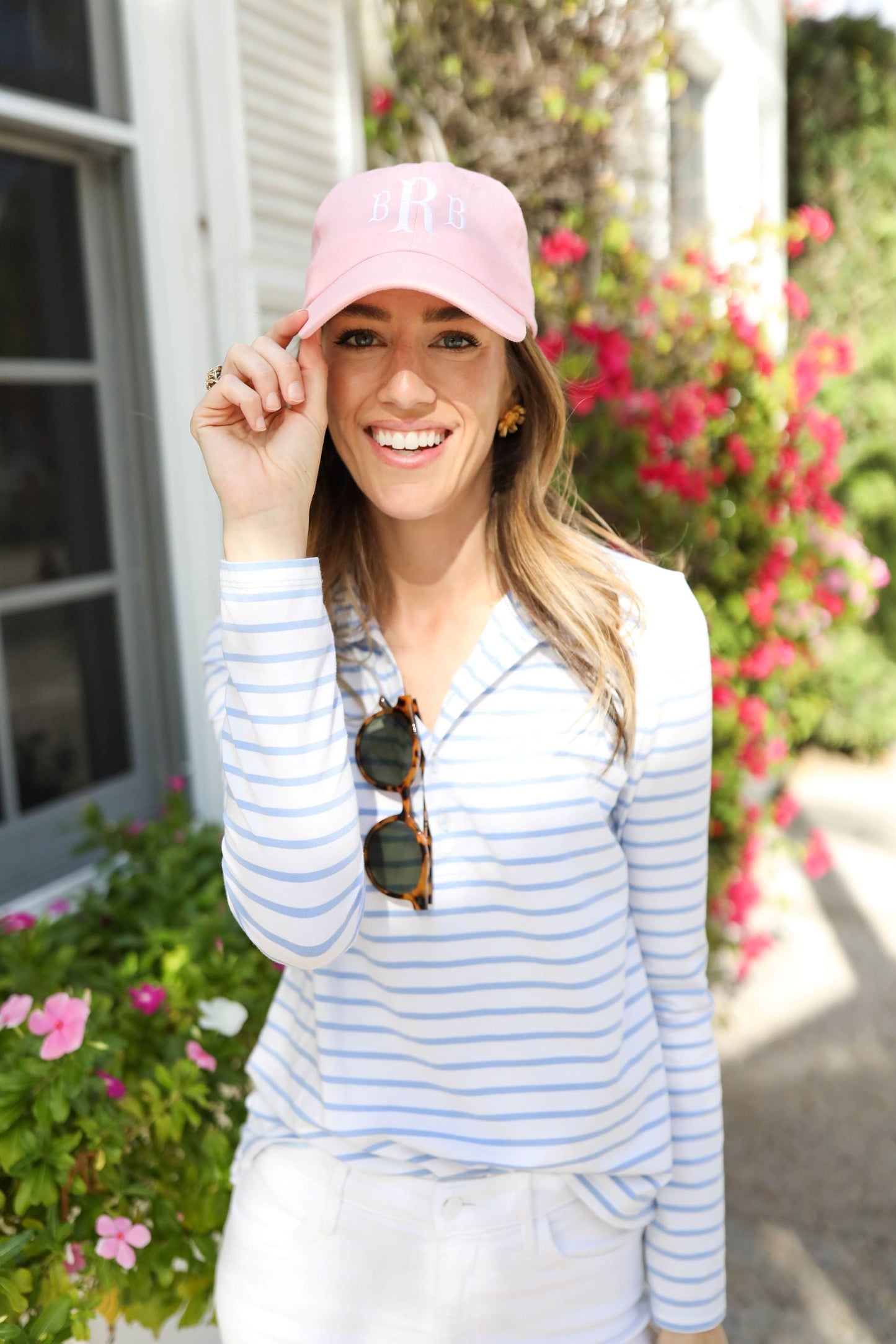 Customizable Baseball Hat in Palmer Pink (Adult)