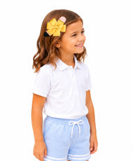 Pencil Back-to-School Hair Bow