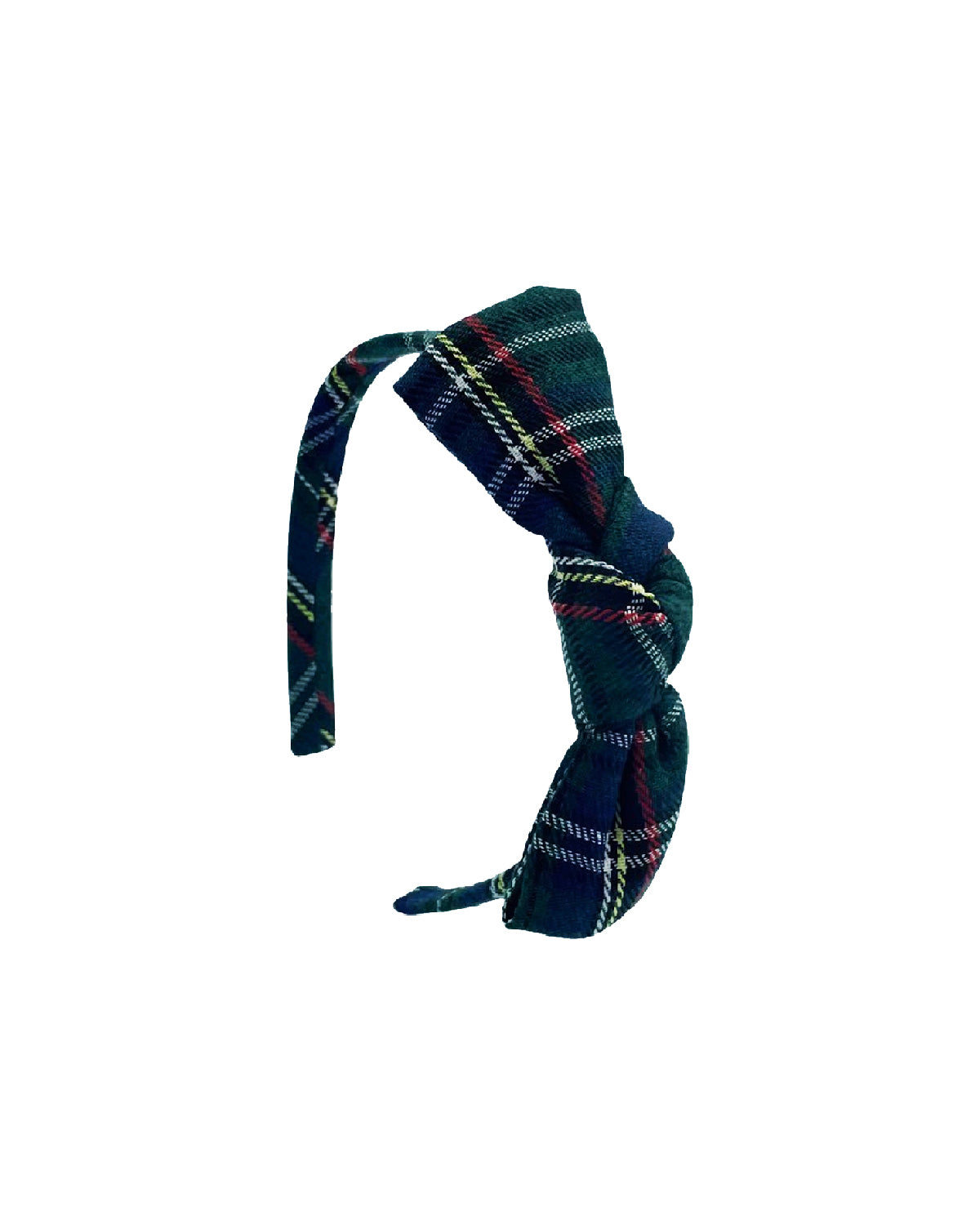 Plaid Bow Headband in Tilly Tartan