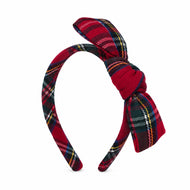 Plaid Bow Headband