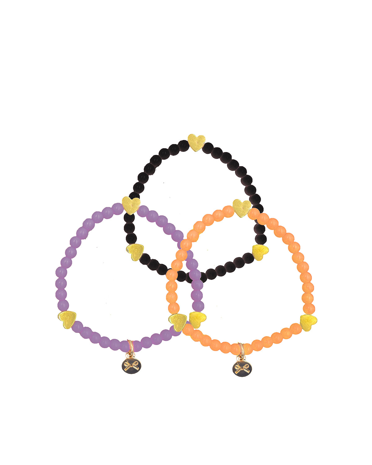 Halloween Hearts Bracelet Set (Girls)