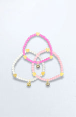 Pretty in Pink Hearts Bracelet Set
