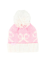 Pink Bows Bobble Hat/Mittens/Scarf Bundle