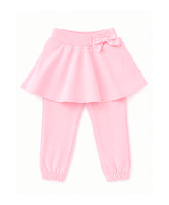 Pink Skirted Bow Jogger
