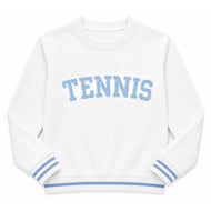 White Tennis Signature Crew Sweatshirt