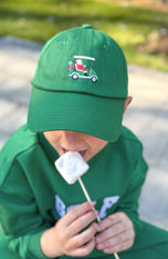 Santa Golf Cart Baseball Hat (Baby-Adult)