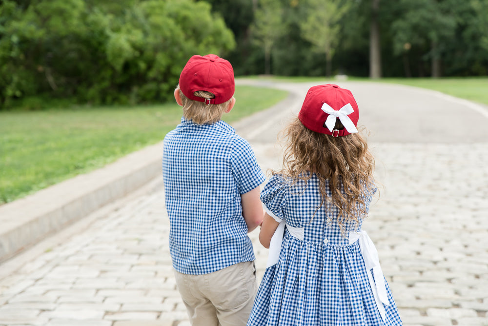 Gingerbread Bow Baseball Hat (Girls)