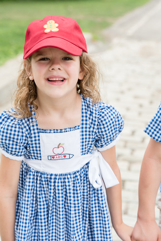 Gingerbread Bow Baseball Hat (Girls)