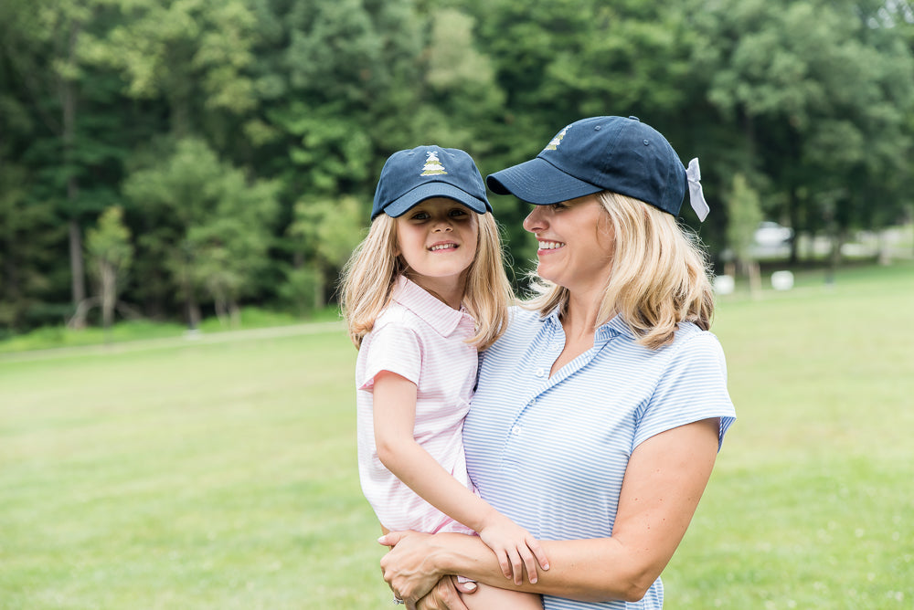 Holiday Tree Bow Baseball Hat (Women)