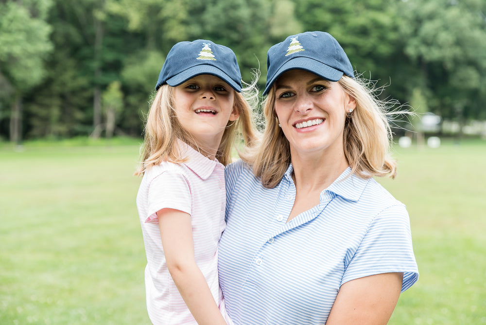 Holiday Tree Bow Baseball Hat (Women)