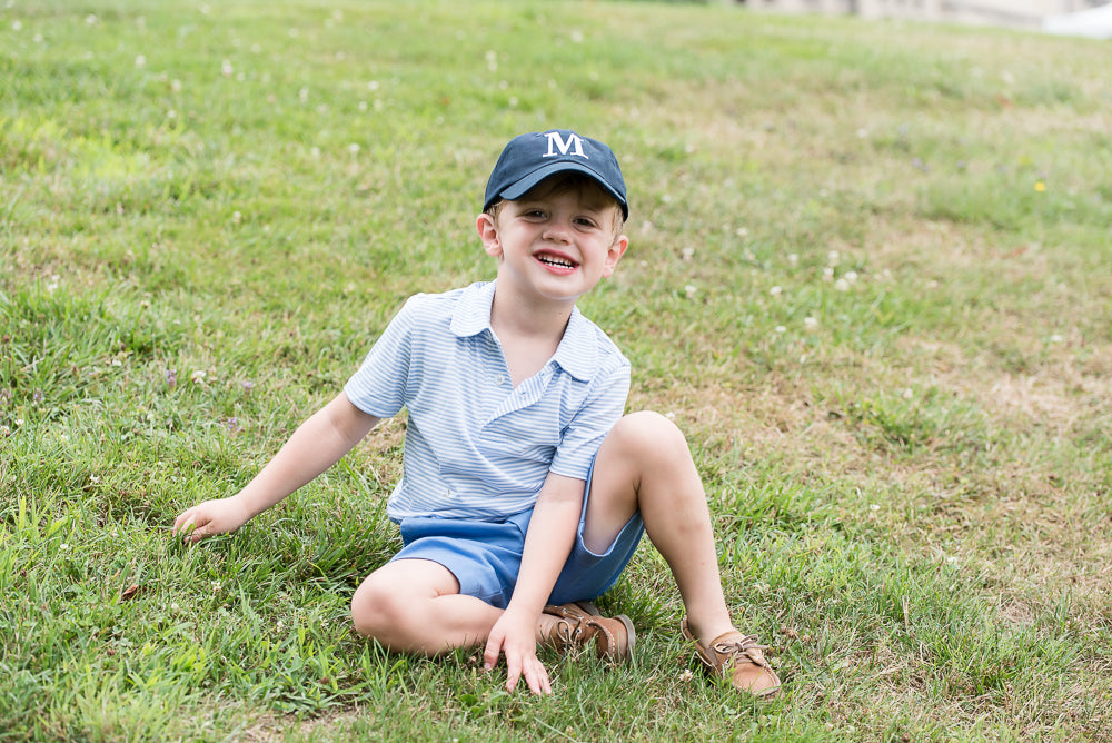 Customizable Baseball Hat in Nellie Navy (Youth)