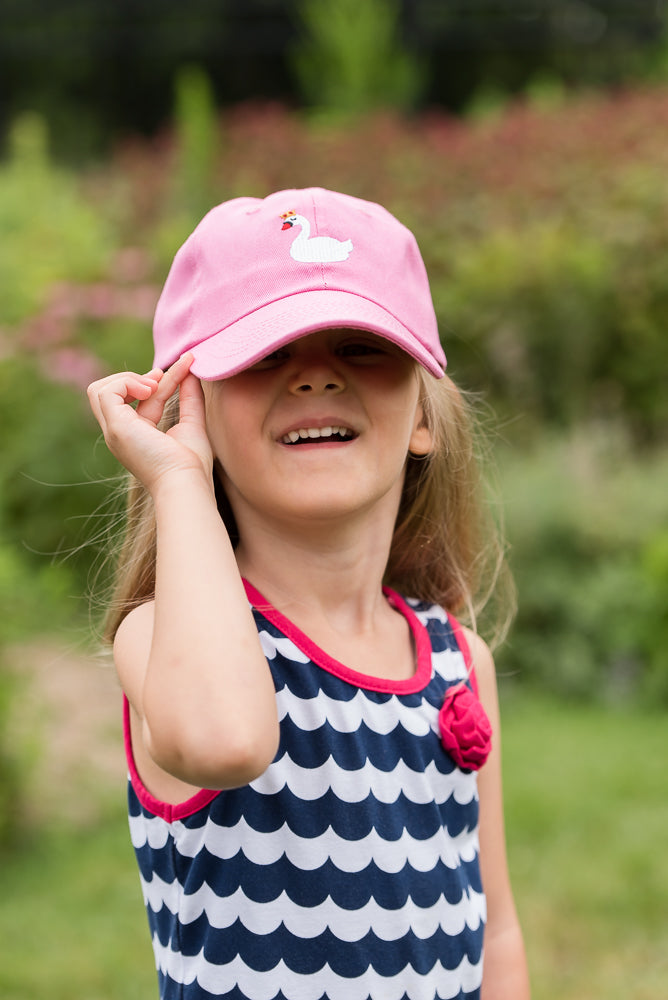 Swan Princess Bow Baseball Hat (Girls)