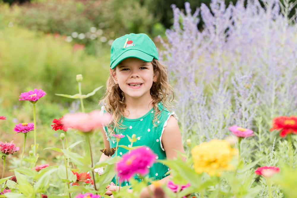 Back-to-School Bow Baseball Hat (Girls)