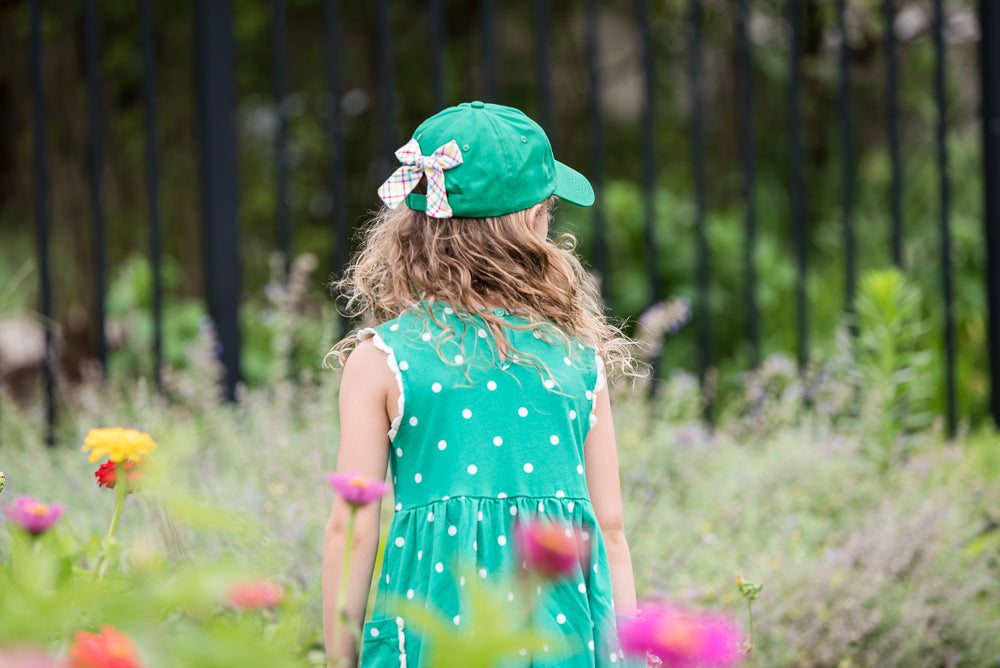 Back-to-School Bow Baseball Hat (Girls)
