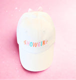 Showgirl Bow Baseball Hat (Baby, Youth, Kids)