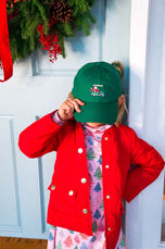 Santa Golf Cart Baseball Hat (Baby-Adult)