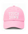 Touch Down Bow Baseball Hat