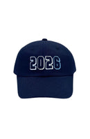 2026 New Year's Baseball Hat Navy (Baby-Adult)