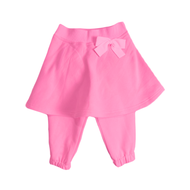 Hot Pink Skirted Bow Jogger