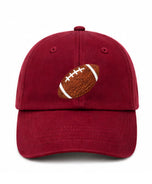 Football Bow Baseball Hat