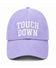 Touch Down Bow Baseball Hat