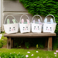 Bitty Bunny Basket, Green