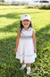 American Flag Bow Baseball Hat (Baby/Toddler)