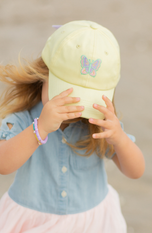 Butterfly Bow Baseball Hat (Youth, Junior)