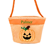 Customizable Petite Jack-o-Lantern Pumpkin Tote