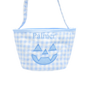 Customizable Blue Petite Pumpkin Tote