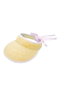 Sconset Straw Bow Visor (Adult)