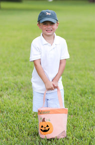 Customizable Jack-o-Lantern Pumpkin Tote