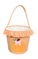 Customizable Ruffled Bow Pumpkin Tote