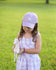 Rainbow Unicorn Bow Baseball Hat (Youth)