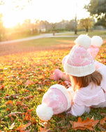 Bows Bobble Hat & Mittens Set