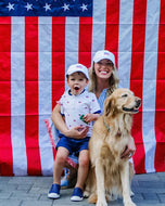 Customizable American Flag Baseball Hat (Youth, Junior)