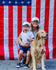 Customizable American Flag Baseball Hat (Youth, Junior)