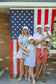 Customizable American Flag Baseball Hat (Youth, Junior)