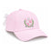 Pink Seersucker Clubhouse Crest Bow Baseball Hat
