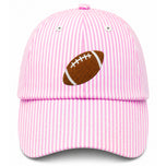 Football Bow Baseball Hat