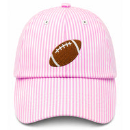 Football Bow Baseball Hat